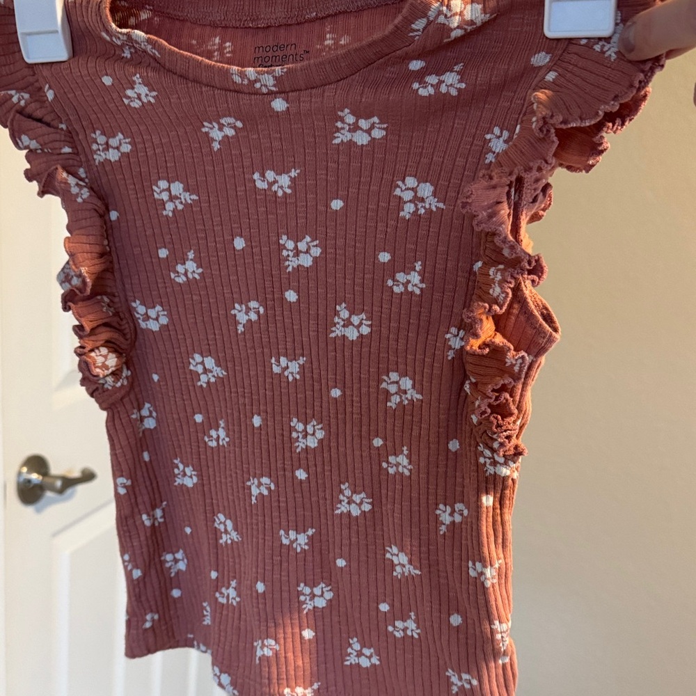 Gerber 100% Organic Cotton Top in Soft Rose